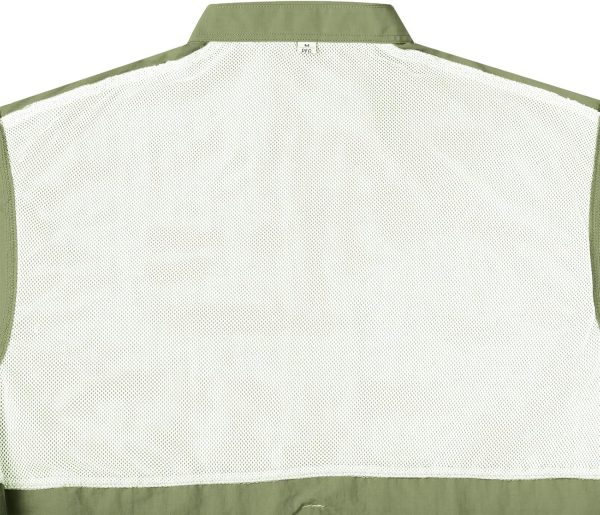 Alimens & Gentle Short Sleeve Fishing Shirt Wicking Fabric Sun Protection Casual Button Down Shirts - Image 17