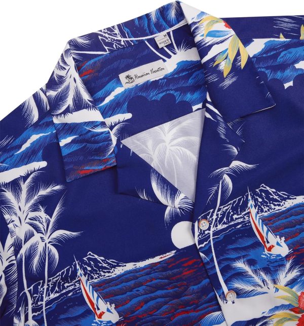 Alimens & Gentle Hawaiian Shirt for Men Summer Beach Casual Short Sleeve Button Down Shirts Printed Tropical Vacation Shirts - Image 102