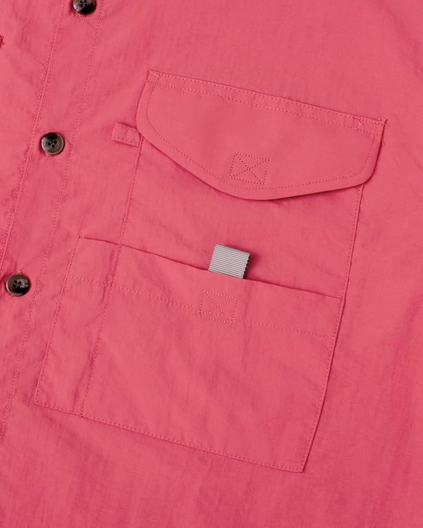 Alimens & Gentle Short Sleeve Fishing Shirt Wicking Fabric Sun Protection Casual Button Down Shirts - Image 24