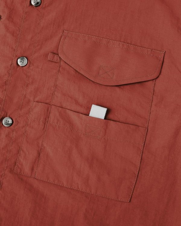 Alimens & Gentle Short Sleeve Fishing Shirt Wicking Fabric Sun Protection Casual Button Down Shirts - Image 30