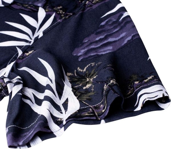 Alimens & Gentle Hawaiian Shirt for Men Summer Beach Casual Short Sleeve Button Down Shirts Printed Tropical Vacation Shirts - Image 109