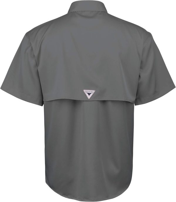 Alimens & Gentle Short Sleeve Fishing Shirt Wicking Fabric Sun Protection Casual Button Down Shirts - Image 34