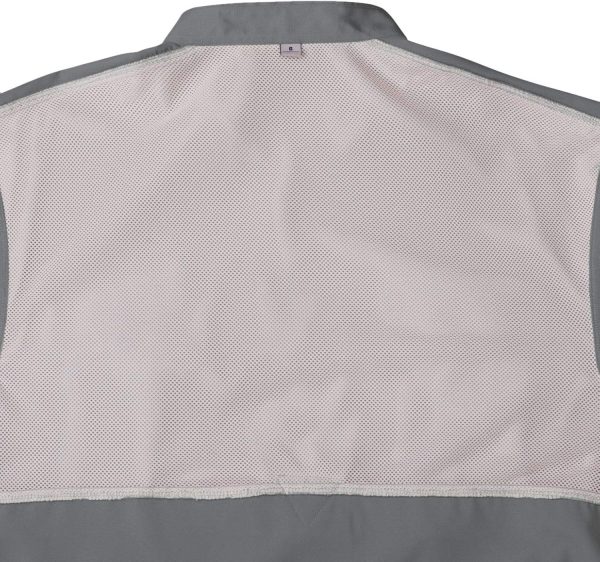 Alimens & Gentle Short Sleeve Fishing Shirt Wicking Fabric Sun Protection Casual Button Down Shirts - Image 35