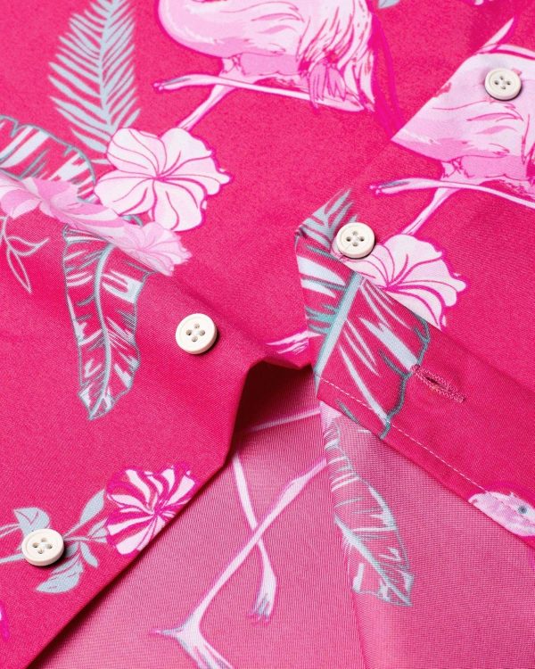 Alimens & Gentle Hawaiian Shirt for Men Summer Beach Casual Short Sleeve Button Down Shirts Printed Tropical Vacation Shirts - Image 114