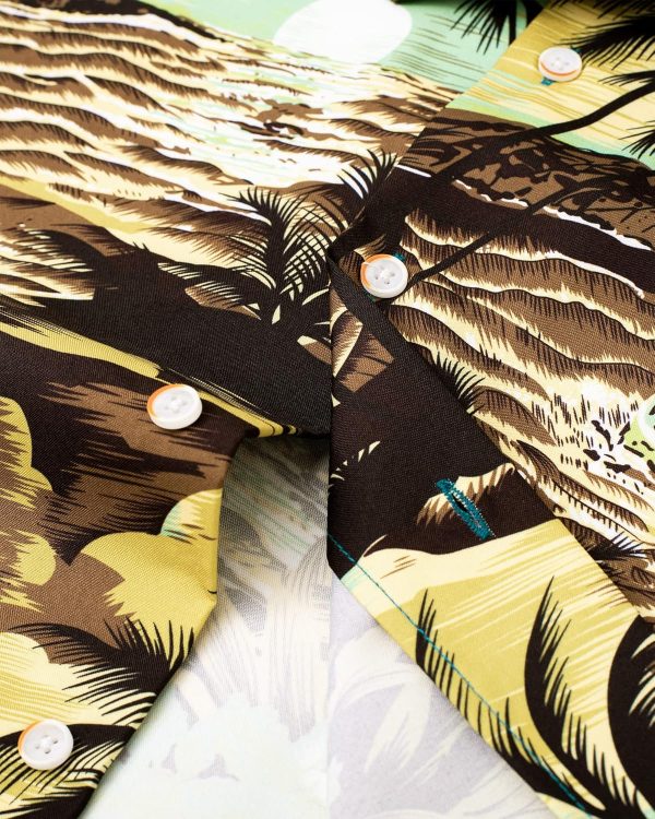 Alimens & Gentle Hawaiian Shirt for Men Summer Beach Casual Short Sleeve Button Down Shirts Printed Tropical Vacation Shirts - Image 119