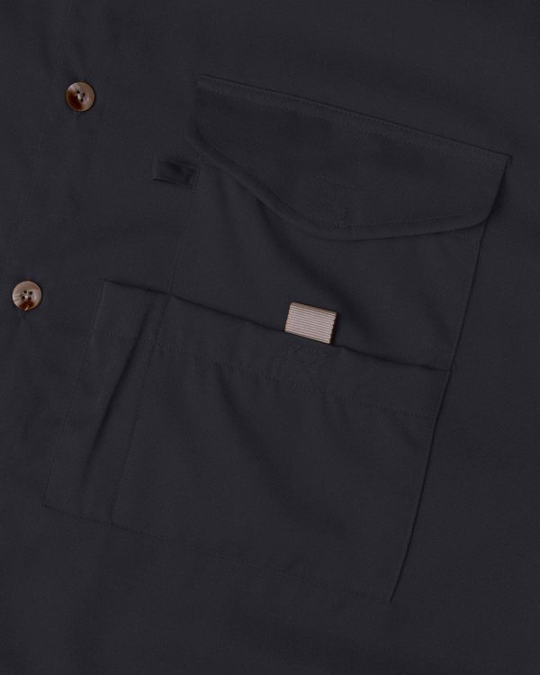 Alimens & Gentle Short Sleeve Fishing Shirt Wicking Fabric Sun Protection Casual Button Down Shirts - Image 51