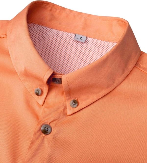 Alimens & Gentle Short Sleeve Fishing Shirt Wicking Fabric Sun Protection Casual Button Down Shirts - Image 57