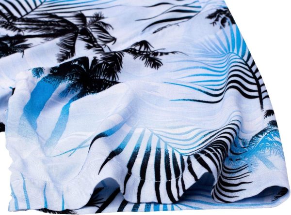 Alimens & Gentle Hawaiian Shirt for Men Summer Beach Casual Short Sleeve Button Down Shirts Printed Tropical Vacation Shirts - Image 128