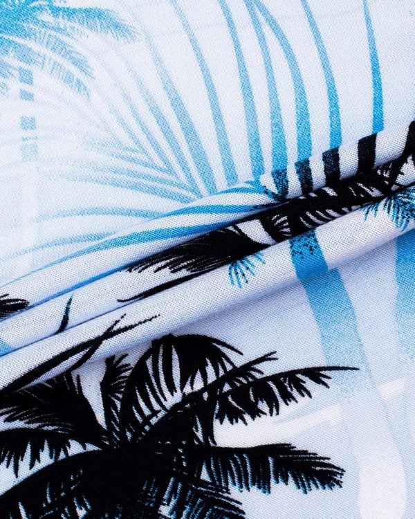 Alimens & Gentle Hawaiian Shirt for Men Summer Beach Casual Short Sleeve Button Down Shirts Printed Tropical Vacation Shirts - Image 130