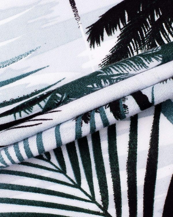 Alimens & Gentle Hawaiian Shirt for Men Summer Beach Casual Short Sleeve Button Down Shirts Printed Tropical Vacation Shirts - Image 136
