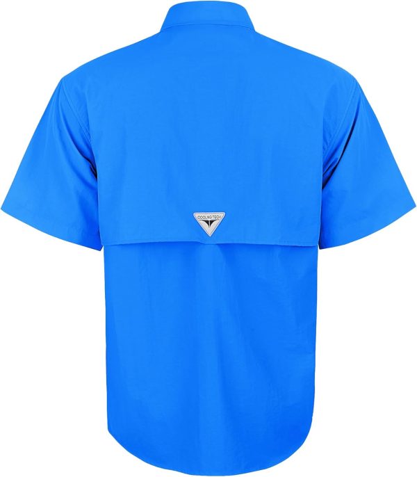 Alimens & Gentle Short Sleeve Fishing Shirt Wicking Fabric Sun Protection Casual Button Down Shirts - Image 76