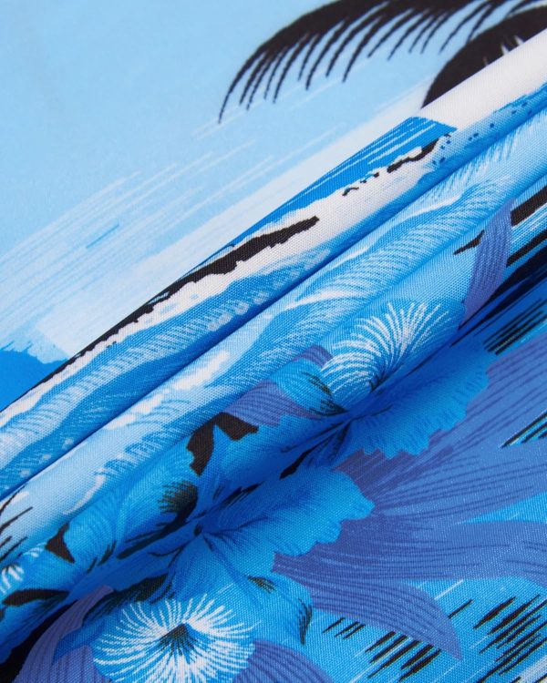 Alimens & Gentle Hawaiian Shirt for Men Summer Beach Casual Short Sleeve Button Down Shirts Printed Tropical Vacation Shirts - Image 144