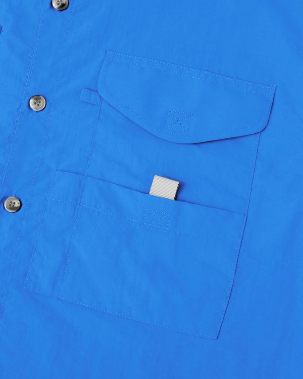 Alimens & Gentle Short Sleeve Fishing Shirt Wicking Fabric Sun Protection Casual Button Down Shirts - Image 79