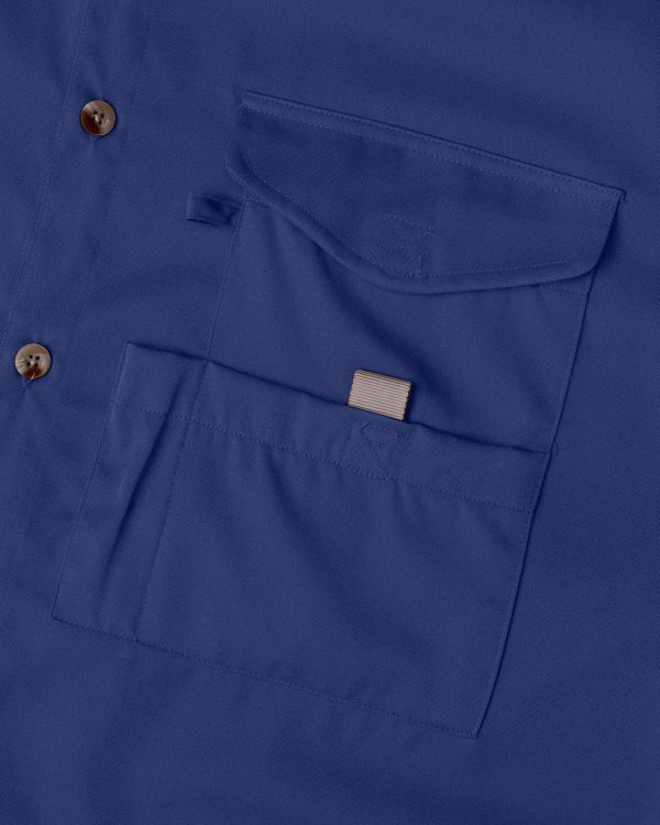 Alimens & Gentle Short Sleeve Fishing Shirt Wicking Fabric Sun Protection Casual Button Down Shirts - Image 86