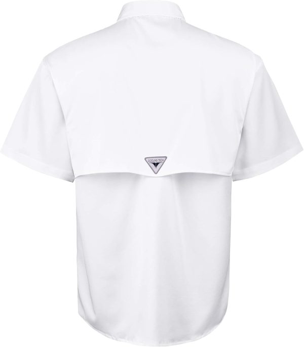 Alimens & Gentle Short Sleeve Fishing Shirt Wicking Fabric Sun Protection Casual Button Down Shirts - Image 97