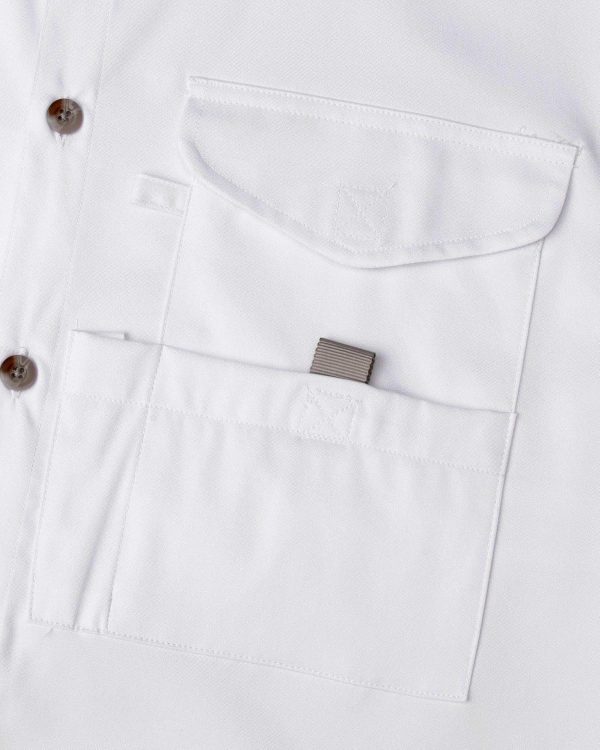 Alimens & Gentle Short Sleeve Fishing Shirt Wicking Fabric Sun Protection Casual Button Down Shirts - Image 100