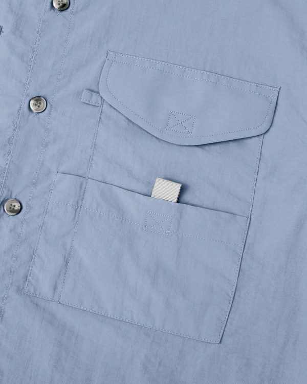 Alimens & Gentle Short Sleeve Fishing Shirt Wicking Fabric Sun Protection Casual Button Down Shirts - Image 107