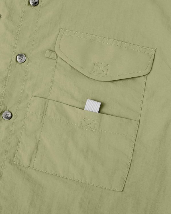 Alimens & Gentle Short Sleeve Fishing Shirt Wicking Fabric Sun Protection Casual Button Down Shirts - Image 113