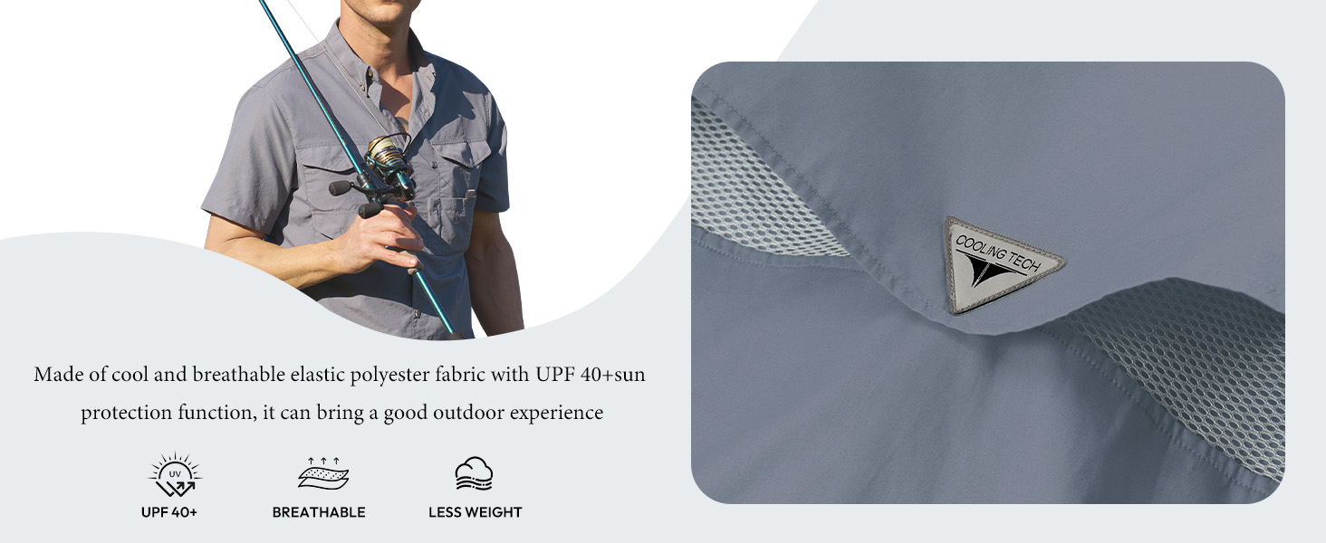short sleeve fishing shirt 